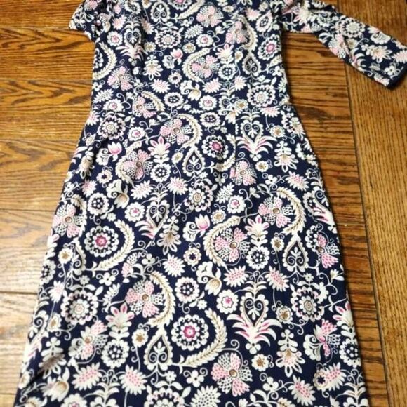 Boden Jessie Jersey Day Floral Paisley Dress 6R - Picture 5 of 5